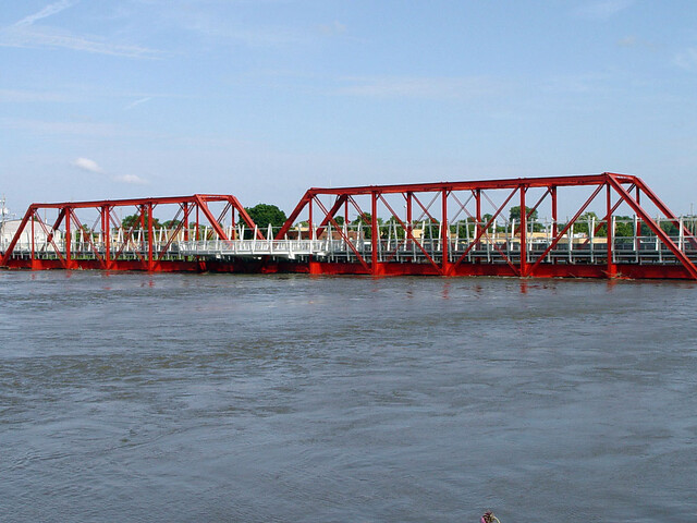The Red Pedestrian Bridge