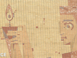 Art - I never noticed this brick mural on the YMCA building