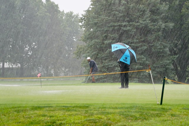 Warming up in the rain