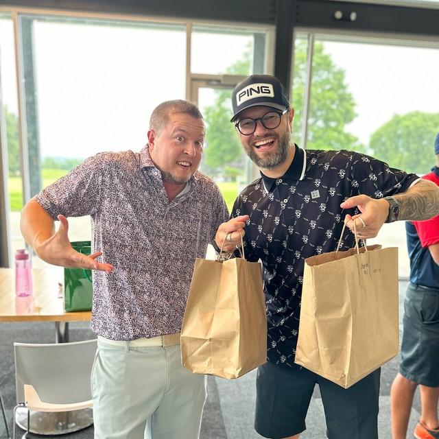 Won both "closest to pin" events