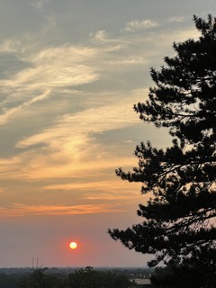 Sunset - Sunset from the top of the fair