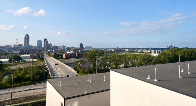 View from Elevate Townhomes