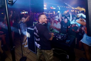 Dustin Iverson - Havin a great time at the Bud Tent