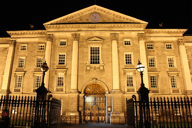 The entrance to Trinity College