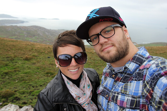 Wifey and I somewhere along the Ring of Kerry