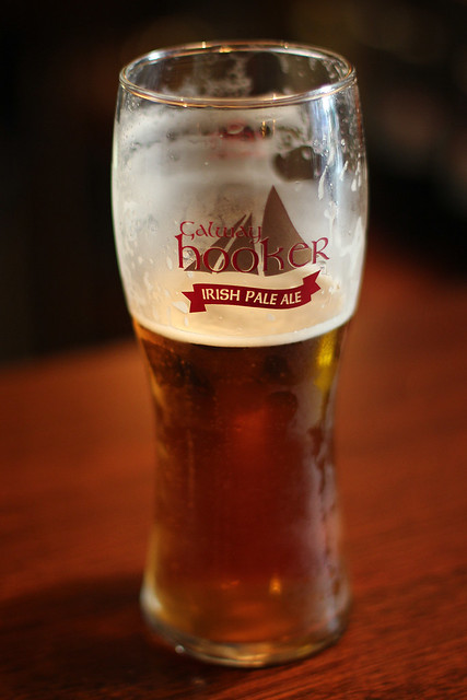 A pint of Galway Hooker Irish P.A.