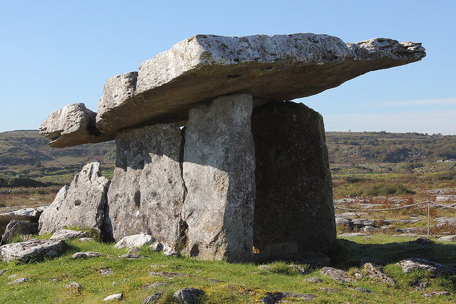 Poulnabrone Dolmen (portal tomb built around 3500 BC)