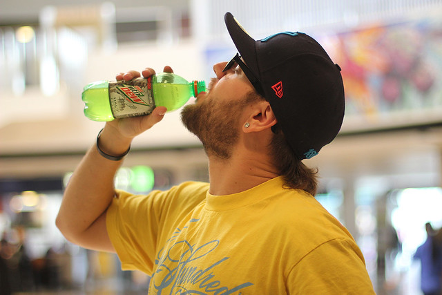 Slammin that sweet, sweet nectar