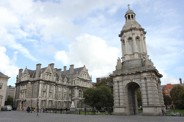 Trinity's campus puts Cornell's to shame.