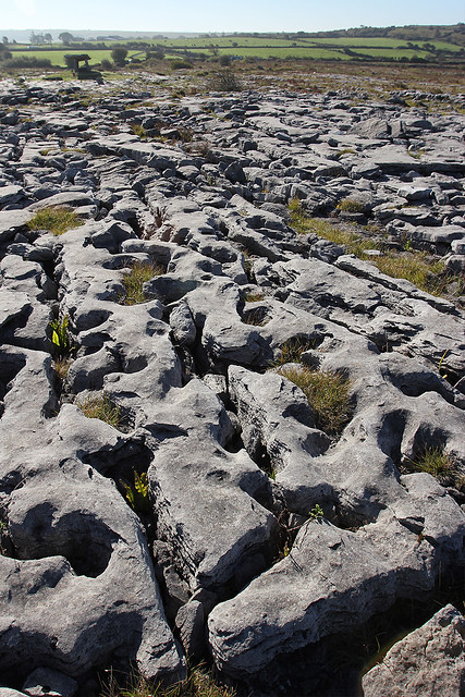 The landscape in the Burren is crazy