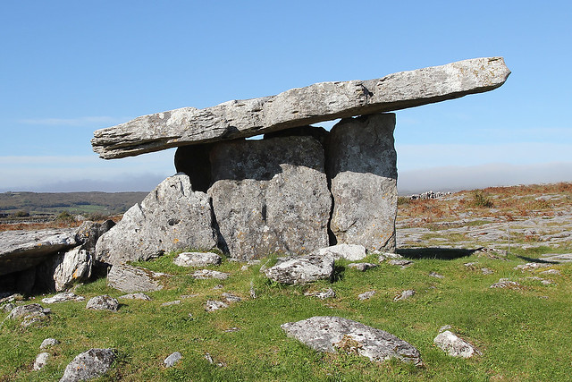 Poulnabrone Dolmen (portal tomb built around 3500 BC)