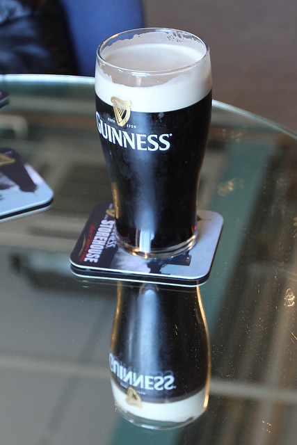 A pint of Guinness poured by Kari
