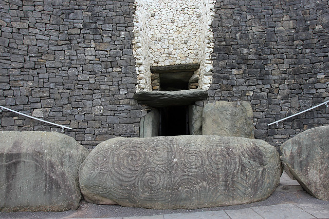 Entrance to the Newgrange tomb