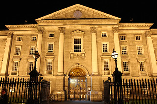 The entrance to Trinity College