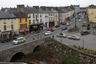 Looking into Cahir from one of the Castle towers