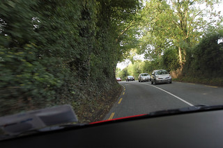 A lot of the roads in Ireland are walled with plants and completely blind