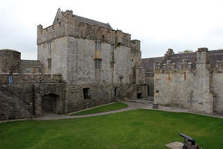 Cahir Castle courtyard