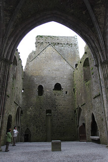 I liked the face on this wall at the Rock of Cashel