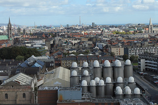 Looking out at Dublin