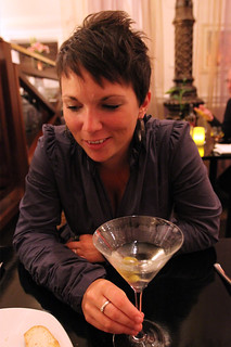 Having a birthday martini