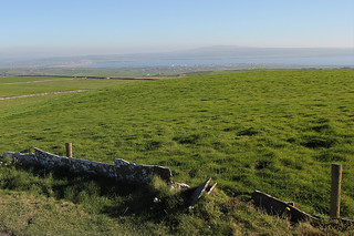 Fields from the trails at the Cliffs of Moher