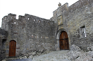 Cahir Castle courtyard entrance