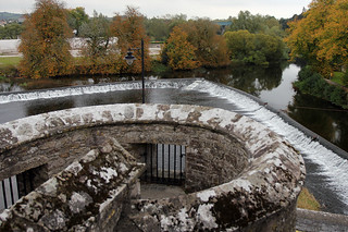 River from one of the Cahir Castle towers