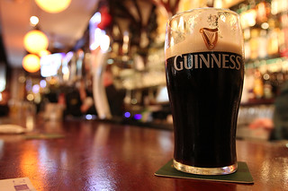 A pint of Guinness