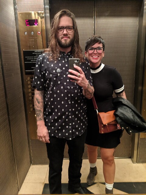 Pulled into Minneapolis just in time for this wedding