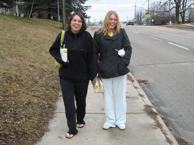 Walking home from Subway that morning