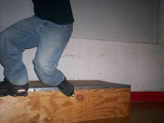 Sliding a box @ Skate West