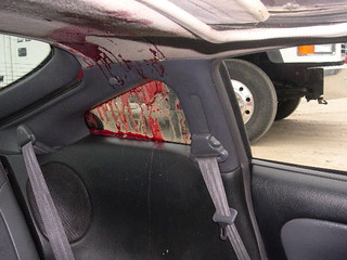 Broken - Blood on the interior