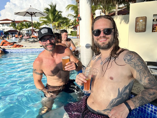 Havin a beer with Jeffrey