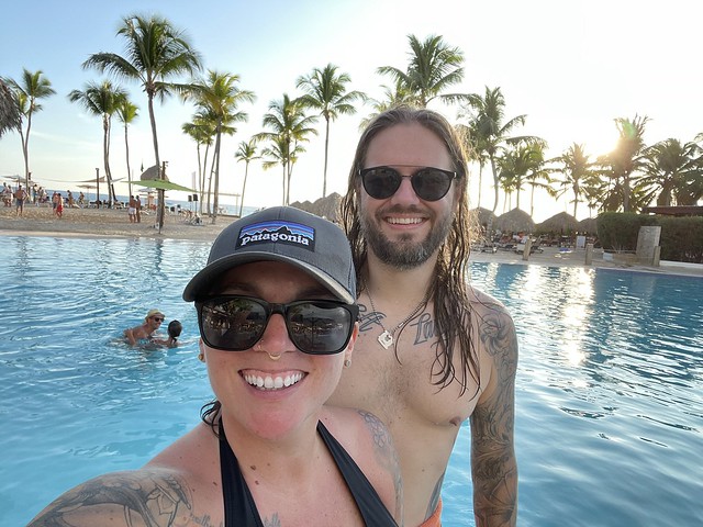 Here we are again. In the pool.