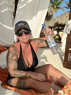 We put a pretty good dent in that bottle...