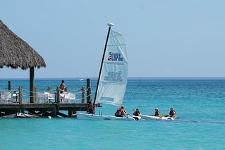 Juliet Hites - Hobie cat right into the pier