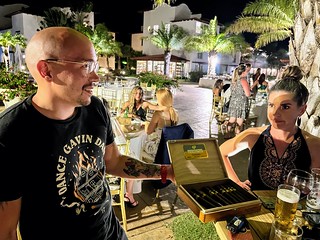 Juliet Hites - Mark handing out cigars