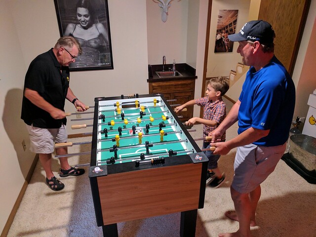 Old school and new school foos ballers