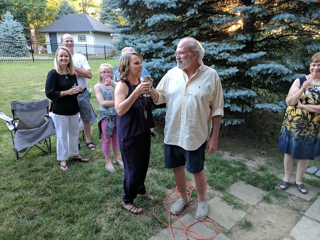 An anniversary toast