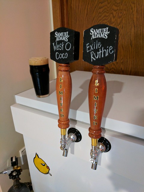 Got some Iowa beers on tap in the basement