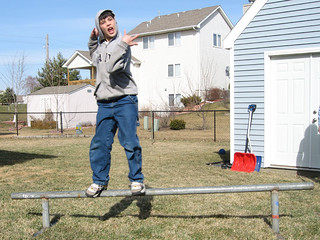 Soaping in the Back Yard