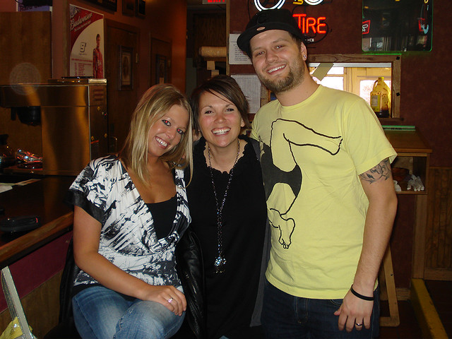 At Chameleon's with Lindsey