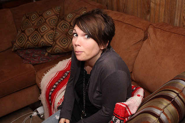 Hangin out in Jeff's basement