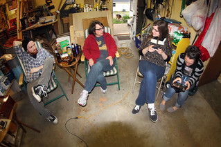 Heather - Chillin in the garage