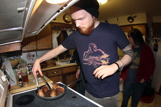 Cooking - Making scottish eggs