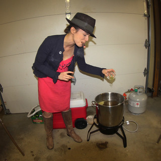 Homebrew - Patricia contributing to the homebrew