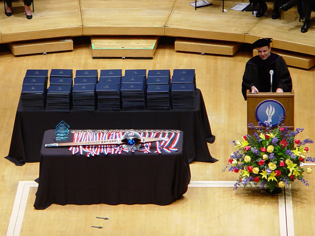 Speech... and a lot of diplomas