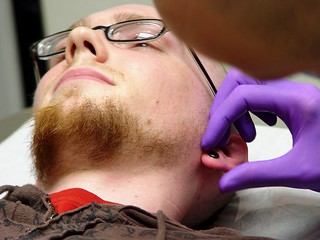 Pain - Glass jewelry inserted