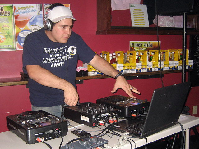 When you can't afford technics, Serato, and a Mac Book?