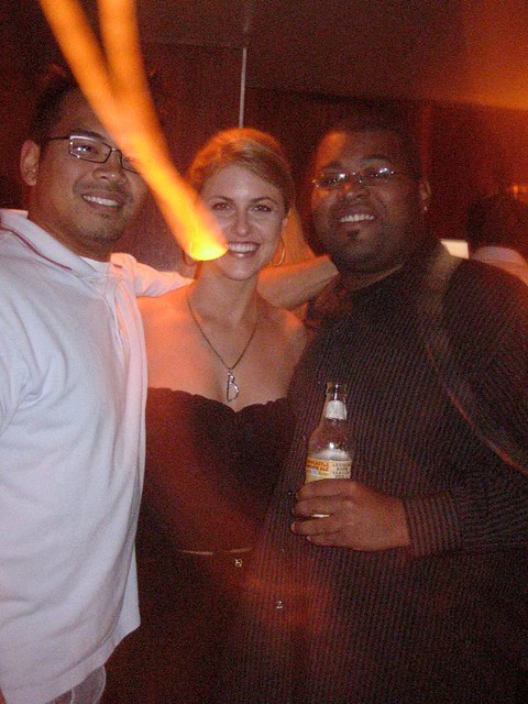 Nathan, Amanda Blonde, and Ando